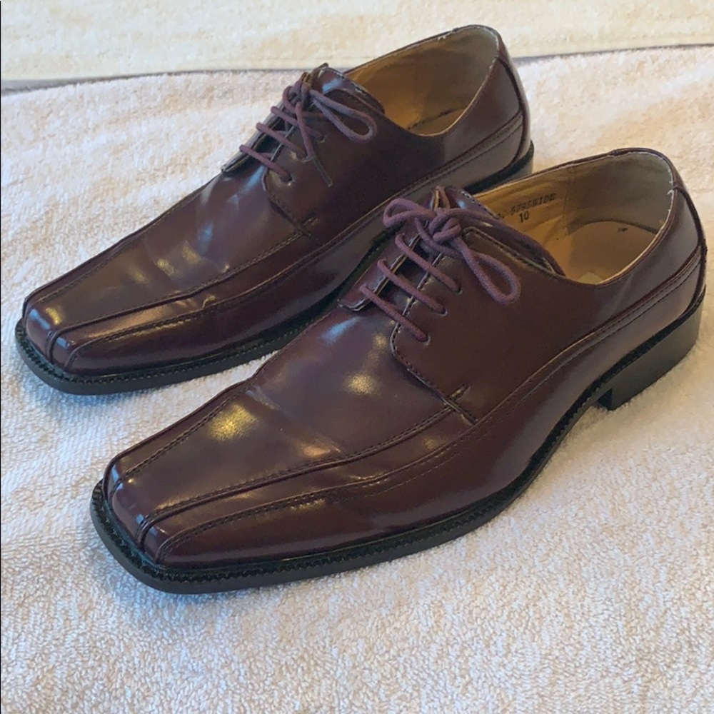 Antonio Cerrelli men’s dress shoes, wine color